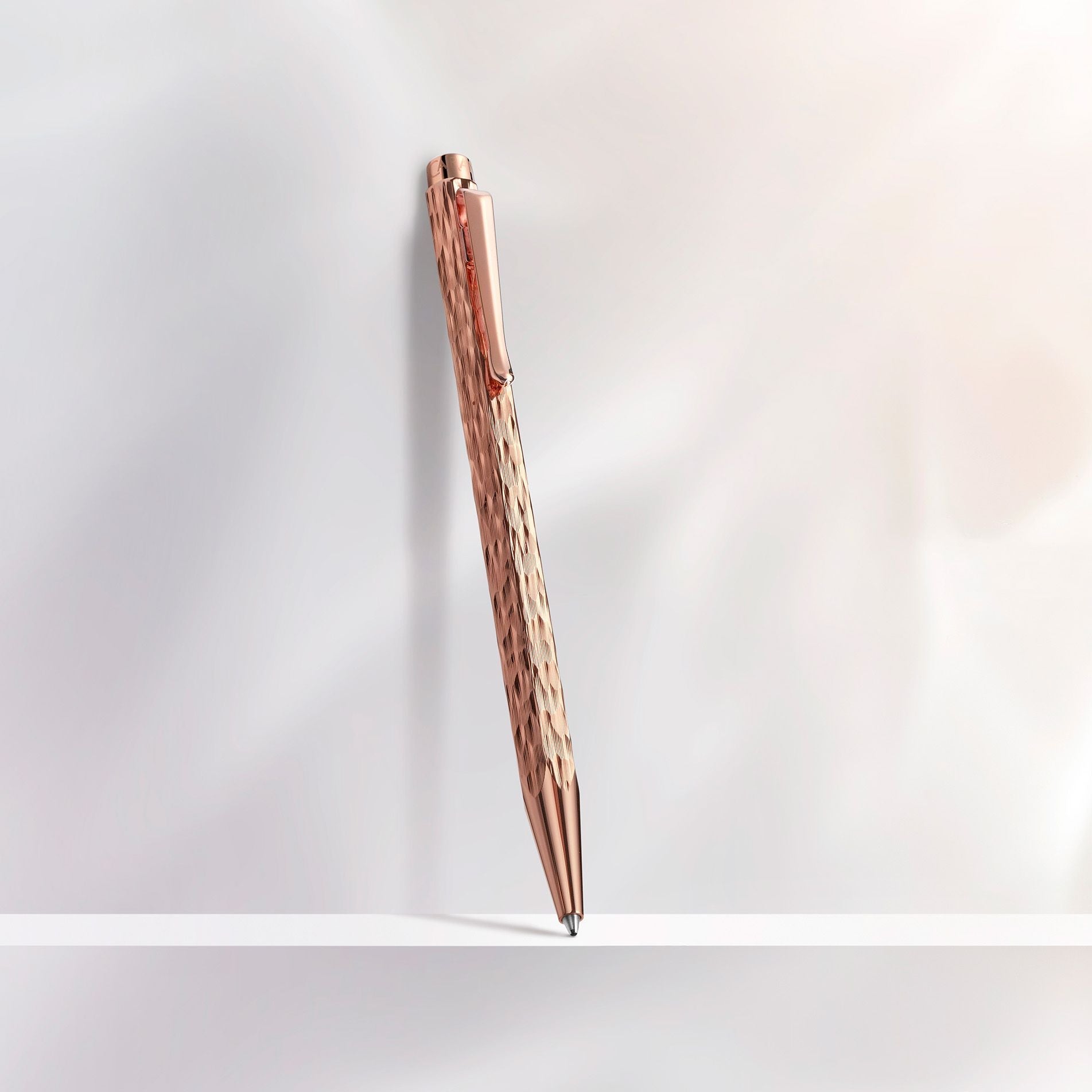 Set stylo bille CARAN D'ACHE Ecridor Venetian Édition Spéciale - Medium (M) - Doré Rose - 7630002353595