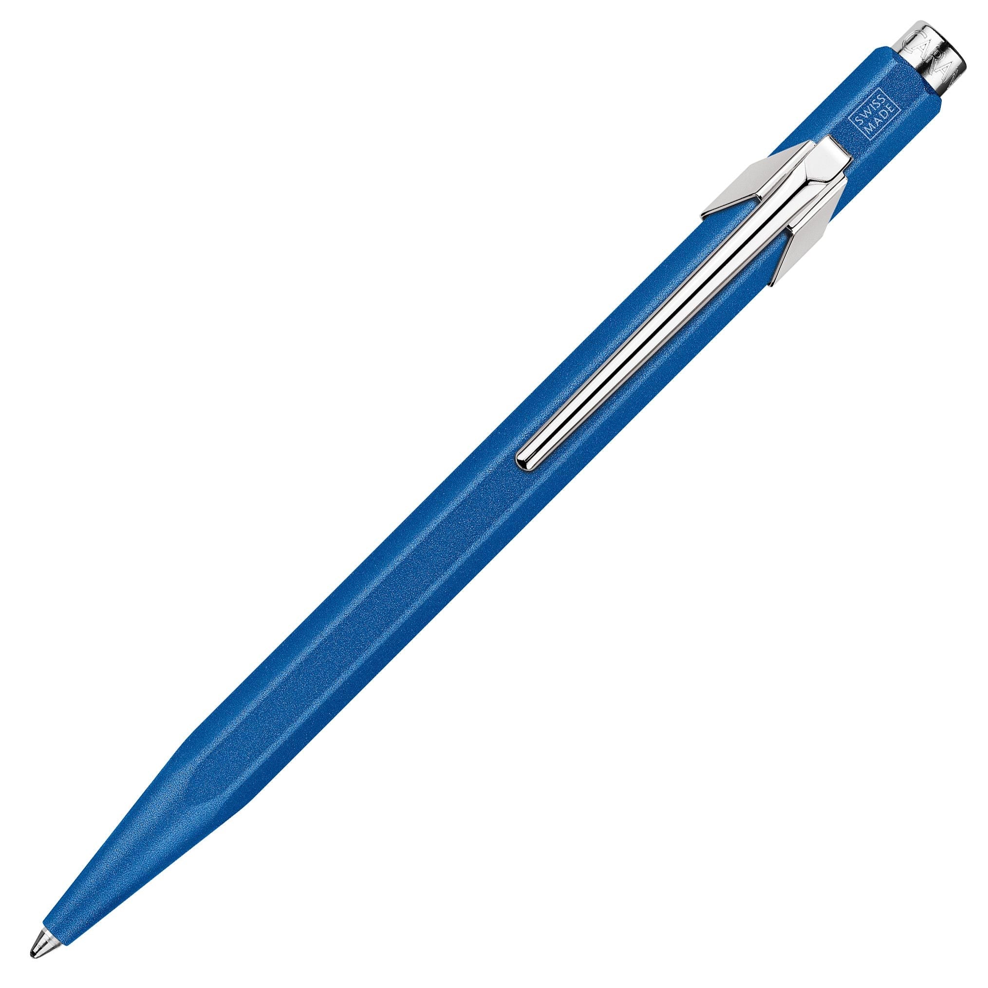 Stylo bille CARAN D'ACHE 849 Colormat - X - Bleu - 7630002351829