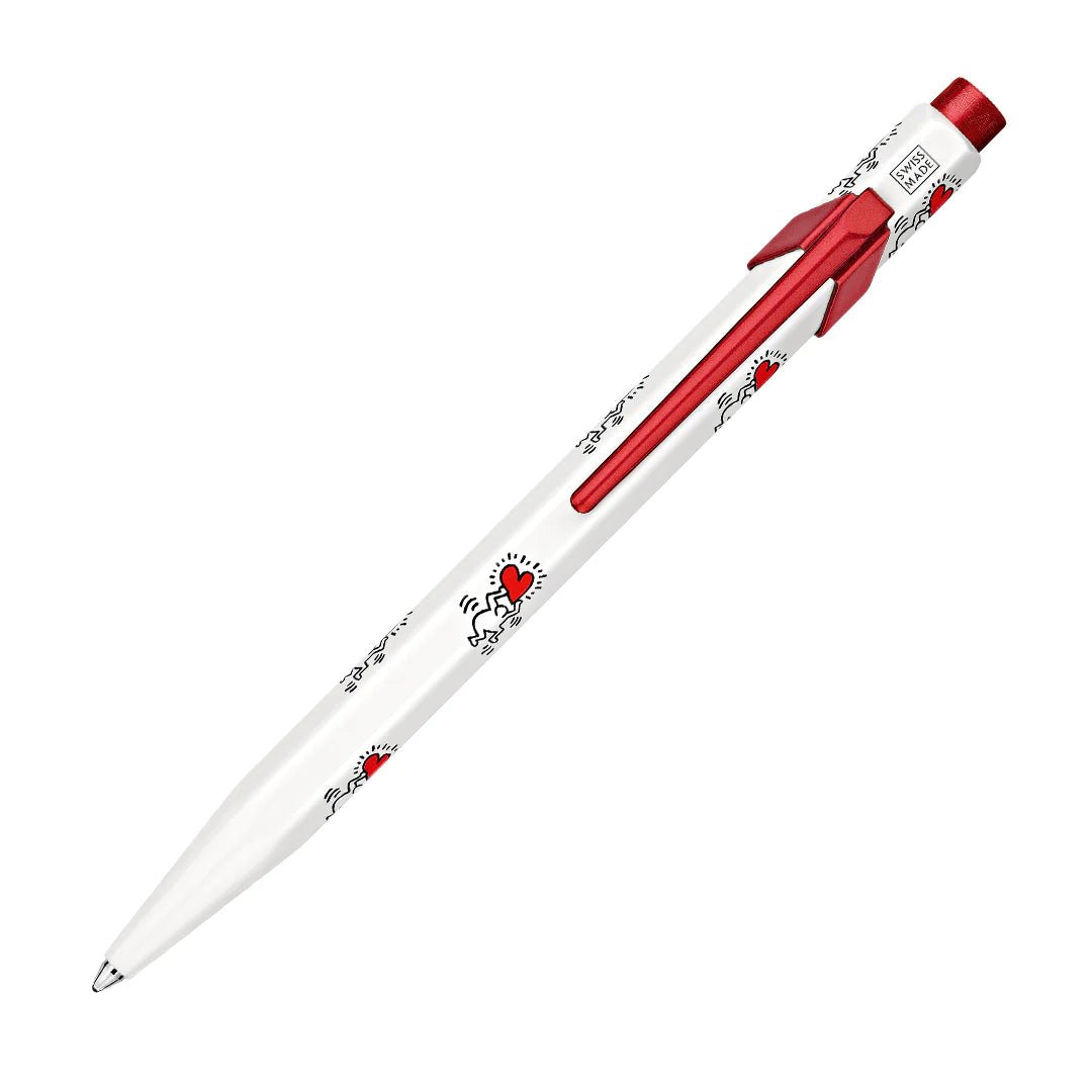 Stylo bille CARAN D'ACHE 849 Keith Haring Edition Spéciale - Medium (M) - Blanc - 7630002353793