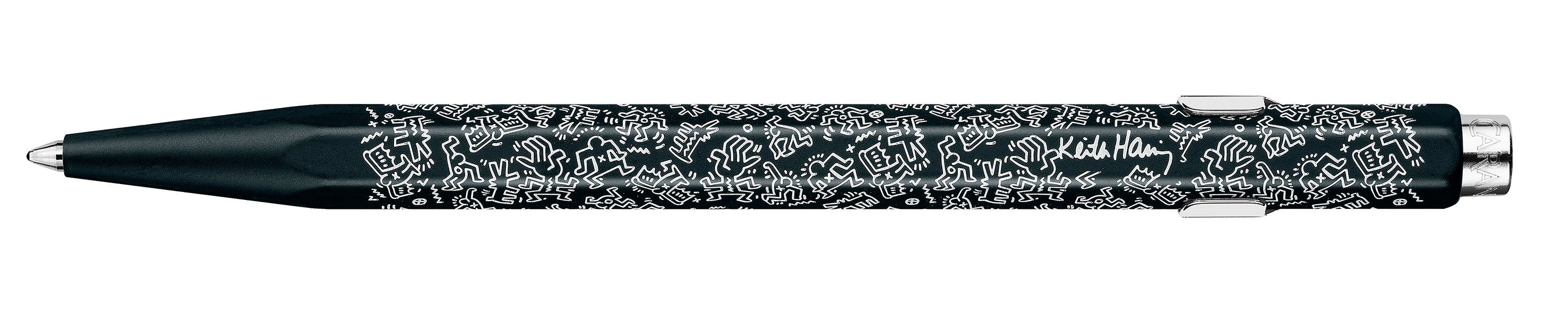 Stylo bille CARAN D'ACHE 849 Keith Haring Edition Spéciale - Medium (M) - Noir - 7630002353809