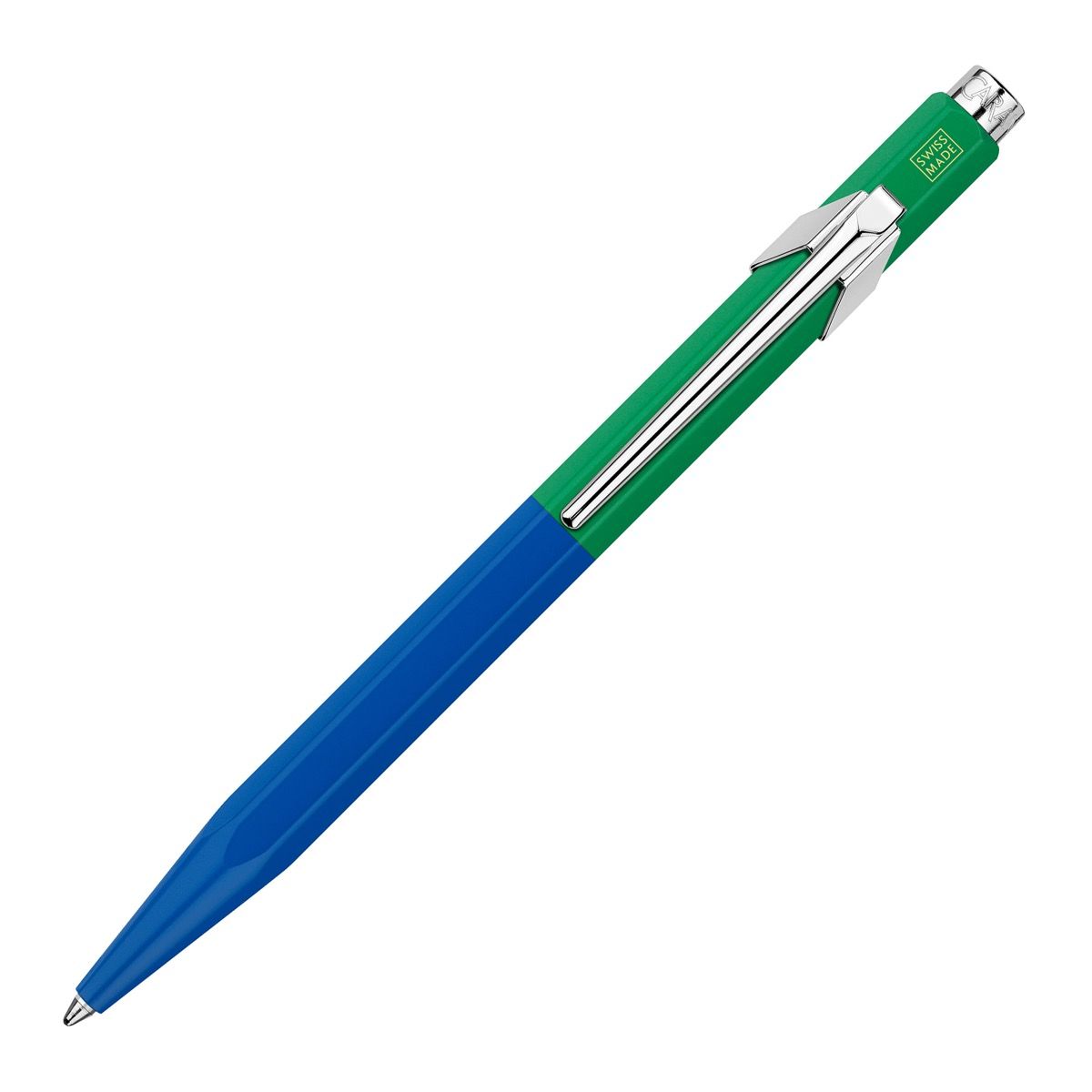 Stylo bille CARAN D'ACHE 849 Paul Smith Édition Spéciale 4 - Medium (M) - Cobalt Blue & Emerald Green - 7630002353168
