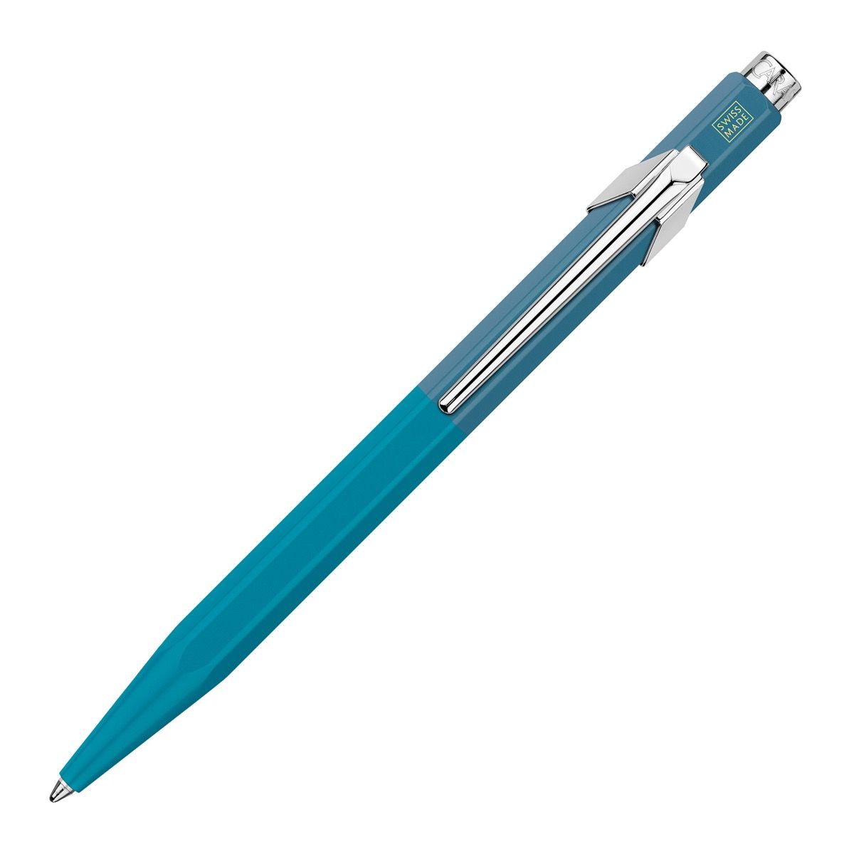 Stylo bille CARAN D'ACHE 849 Paul Smith Édition Spéciale 4 - Medium (M) - Cyan Blue & Steel Blue - 7630002353281