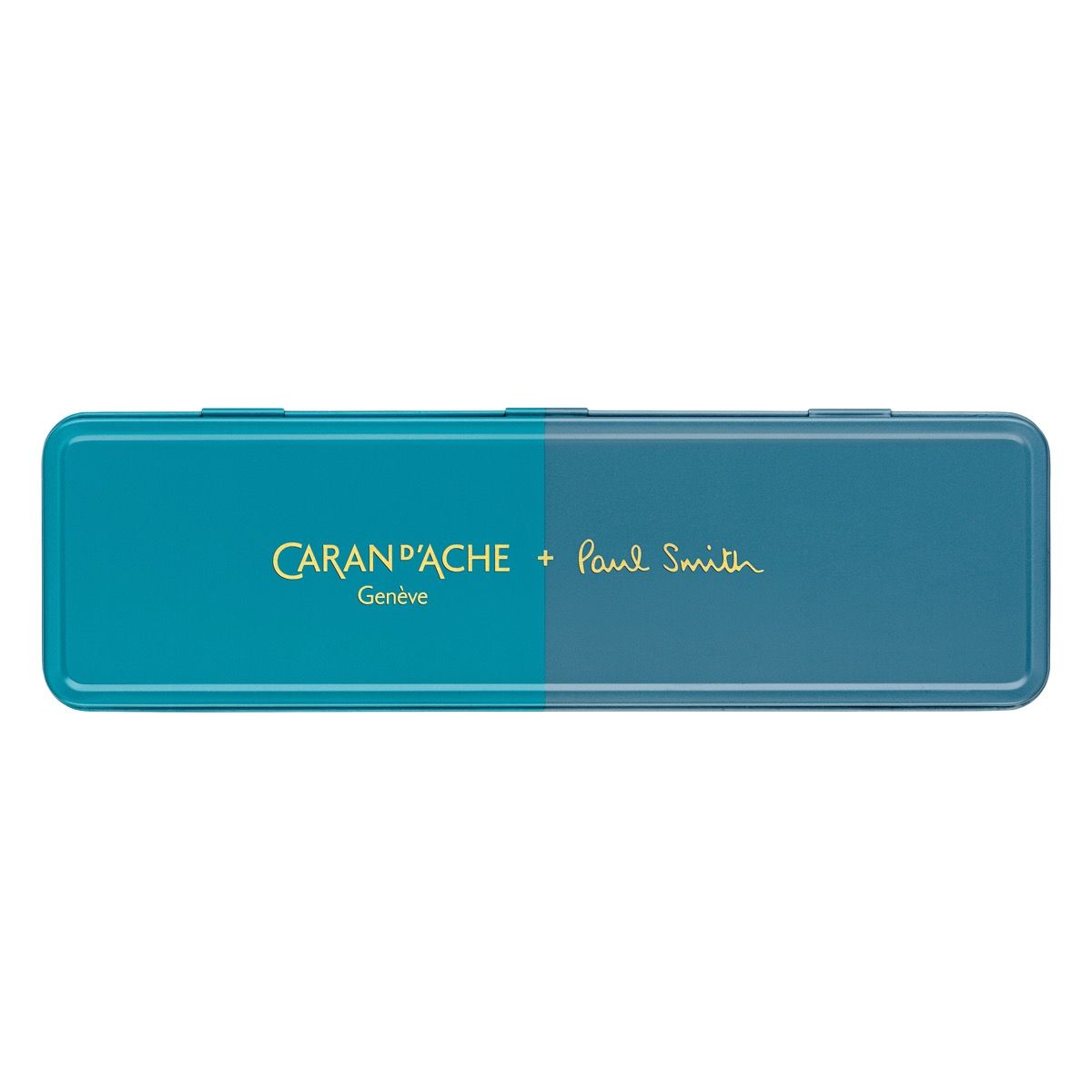 Stylo bille CARAN D'ACHE 849 Paul Smith Édition Spéciale 4 - Medium (M) - Cyan Blue & Steel Blue - 7630002353281