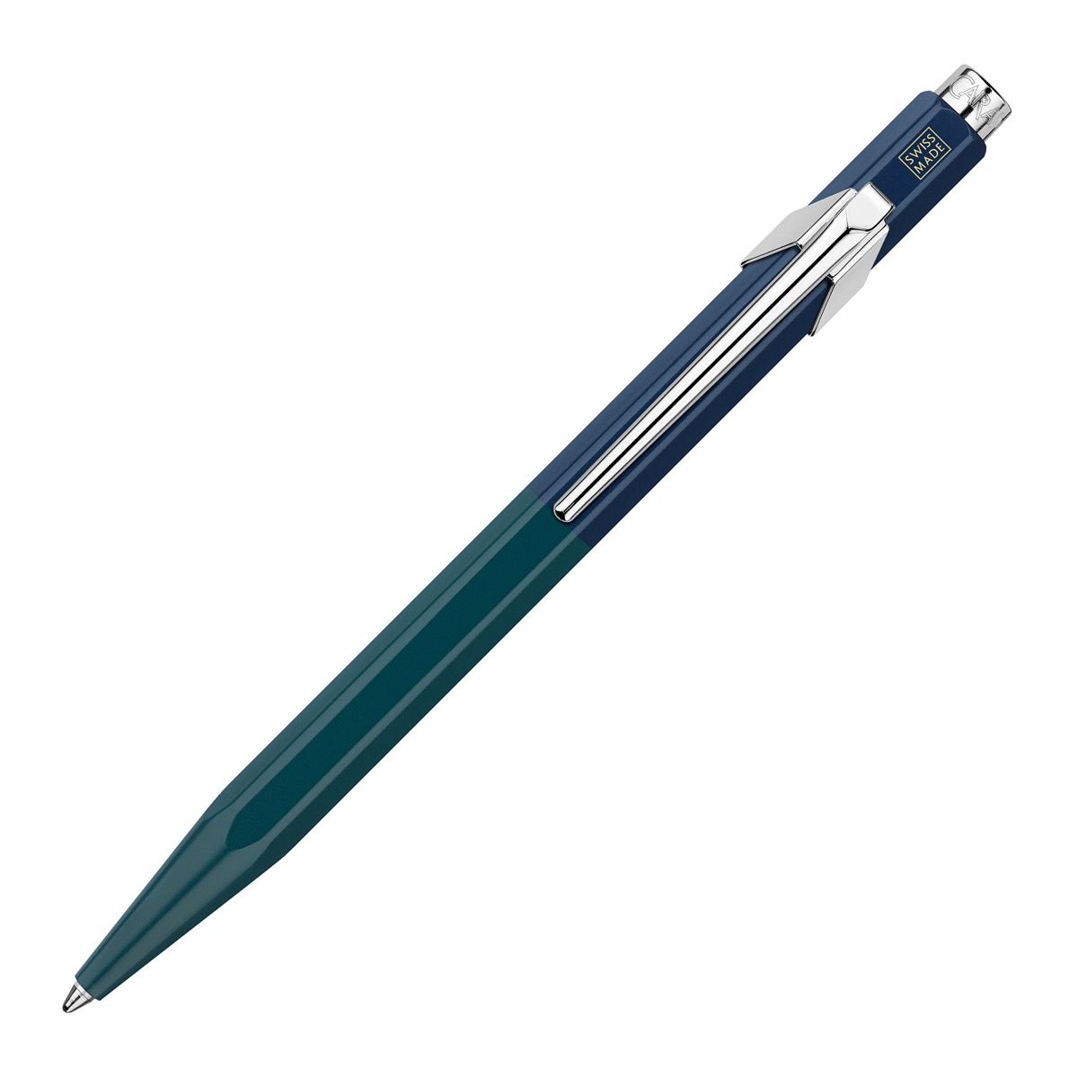 Stylo bille CARAN D'ACHE 849 Paul Smith Édition Spéciale 4 - Medium (M) - Racing Green & Navy Blue - 7630002353229