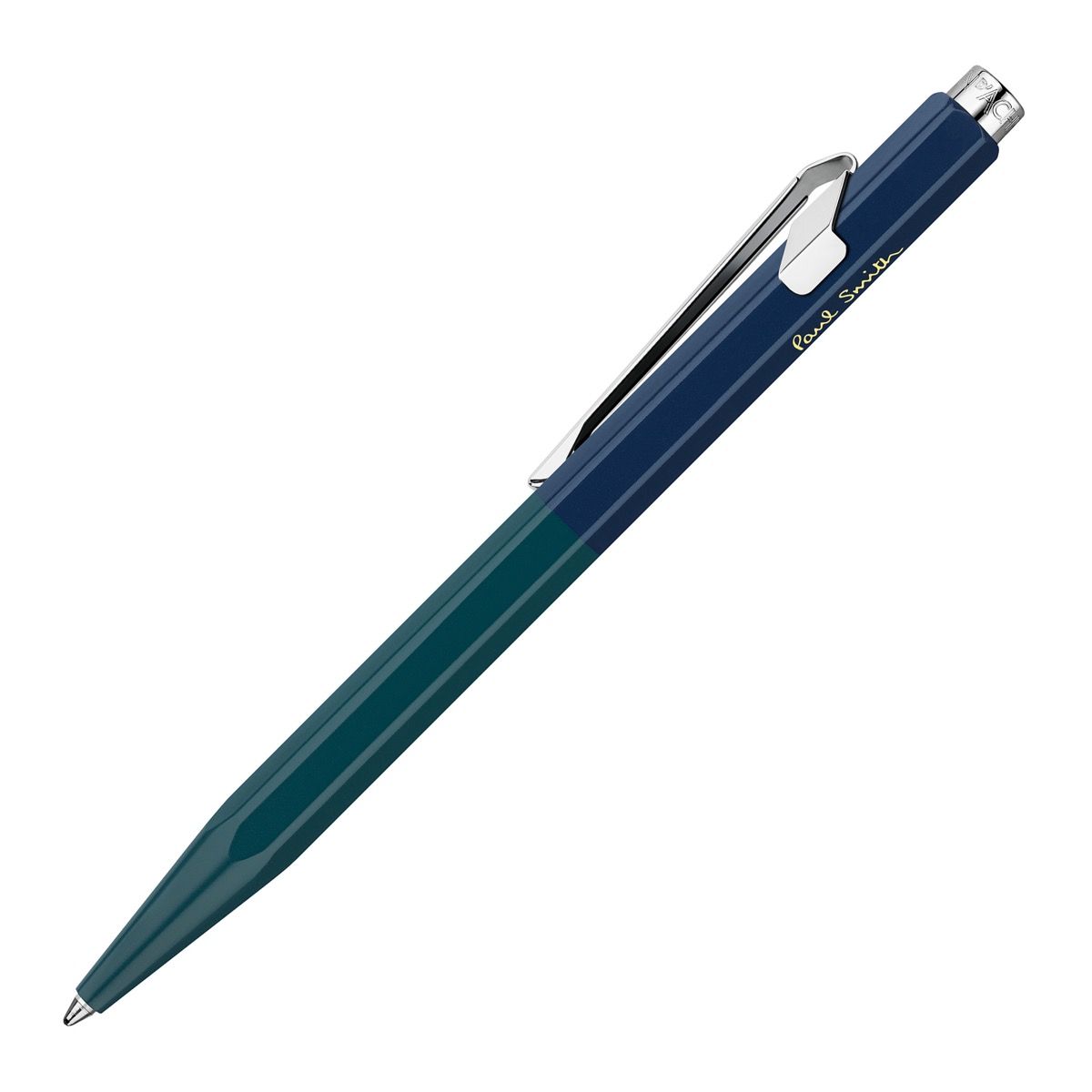 Stylo bille CARAN D'ACHE 849 Paul Smith Édition Spéciale 4 - Medium (M) - Racing Green & Navy Blue - 7630002353229