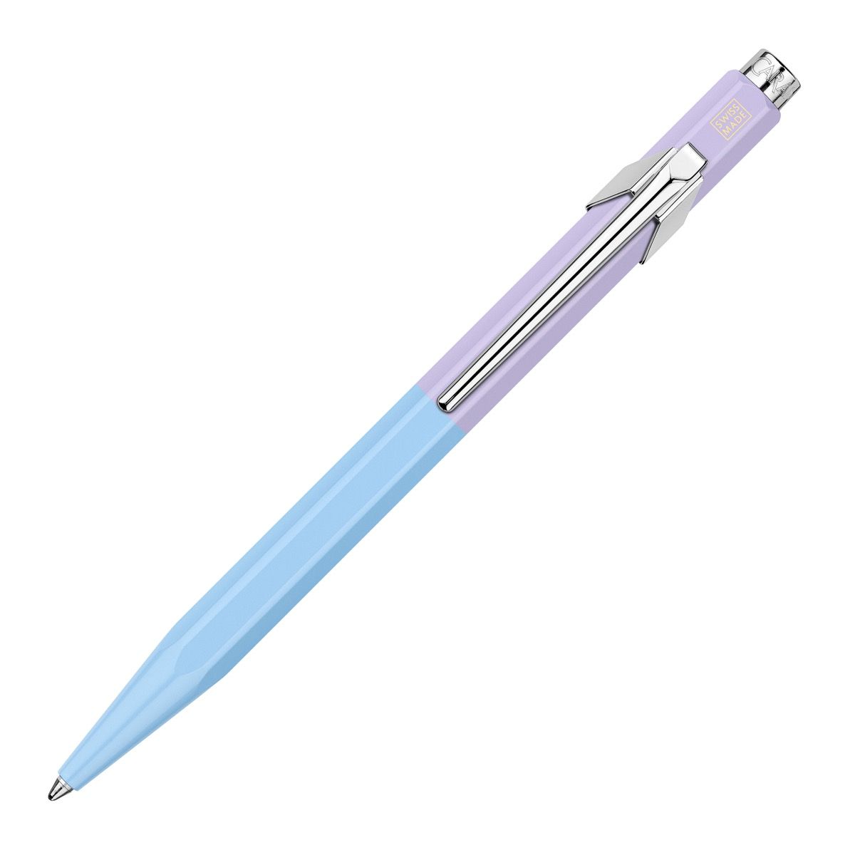 Stylo bille CARAN D'ACHE 849 Paul Smith Édition Spéciale 4 - Medium (M) - Sky Blue & Lavender Purple - 7630002353199