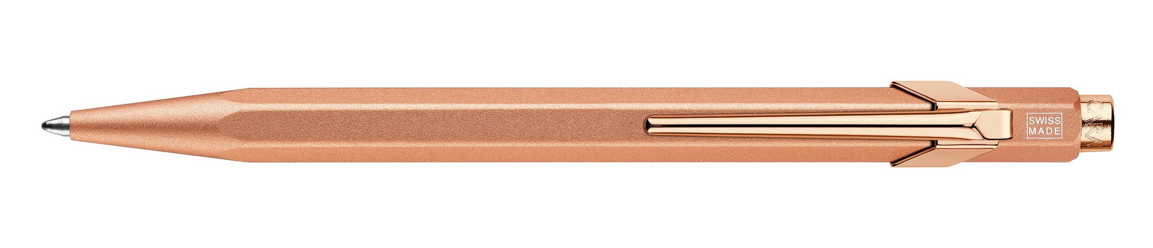 Stylo bille CARAN D'ACHE 849 PREMIUM Brut Rosé - Medium (M) - Or rosé - 7630002328869