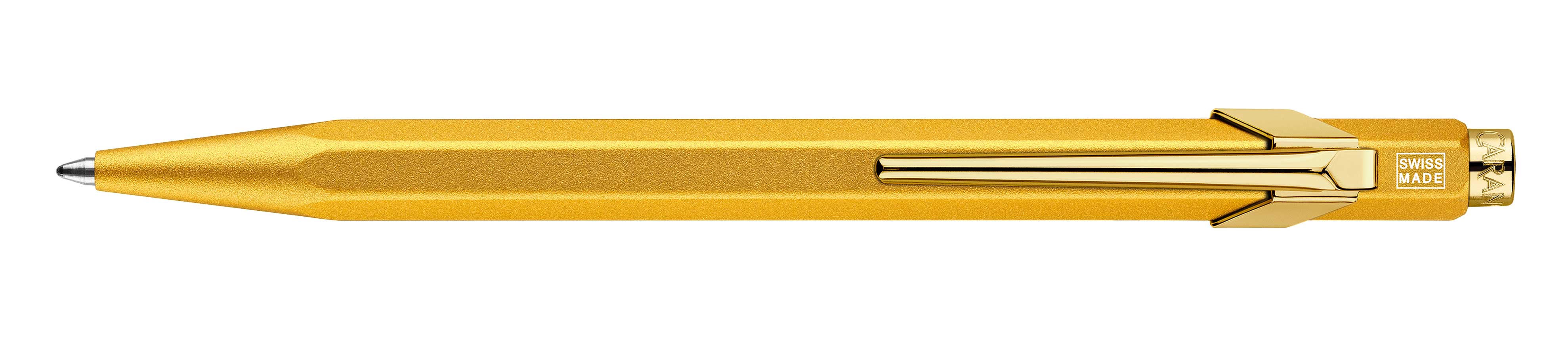 Stylo bille CARAN D'ACHE 849 PREMIUM Goldbar - Medium (M) - Or - 7630002316828