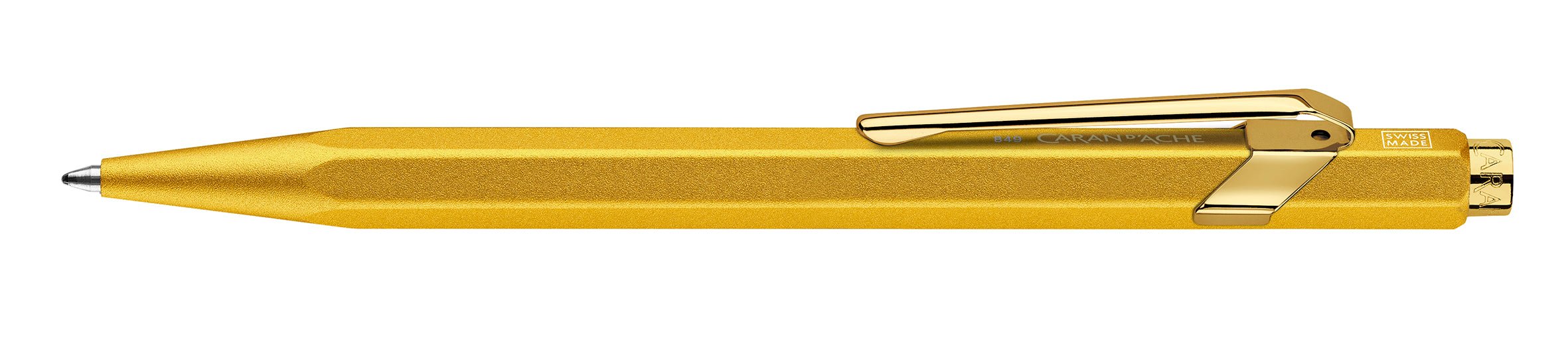 Stylo bille CARAN D'ACHE 849 PREMIUM Goldbar - Medium (M) - Or - 7630002316828