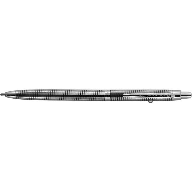 Stylo bille FISHER SPACE Shuttle - Medium (M) - Chrome avec grille noir - 0747609831443