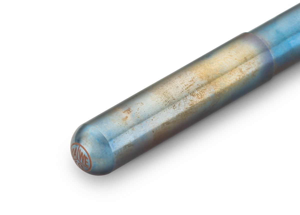 Stylo bille KAWECO Liliput avec capuchon - Medium (M) - Fireblue - -