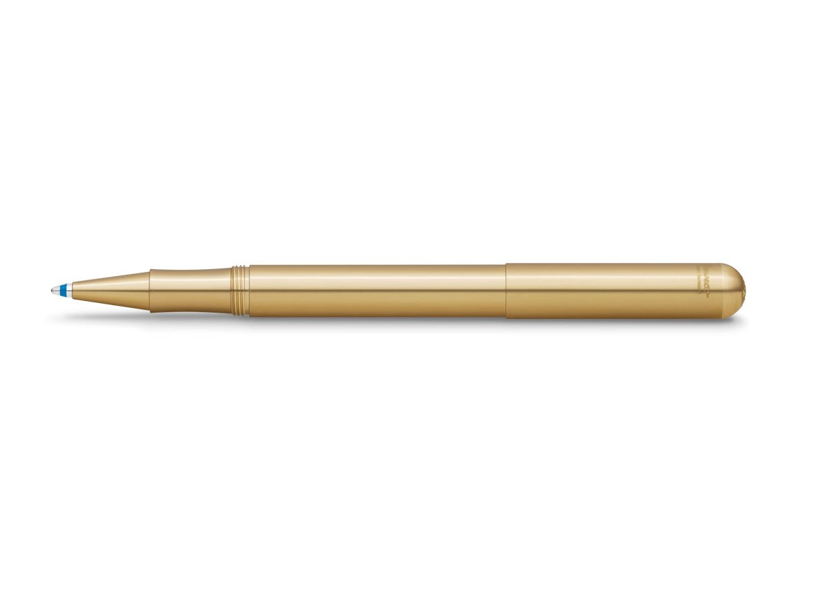 Stylo bille KAWECO Liliput avec capuchon - Medium (M) - Laiton - -