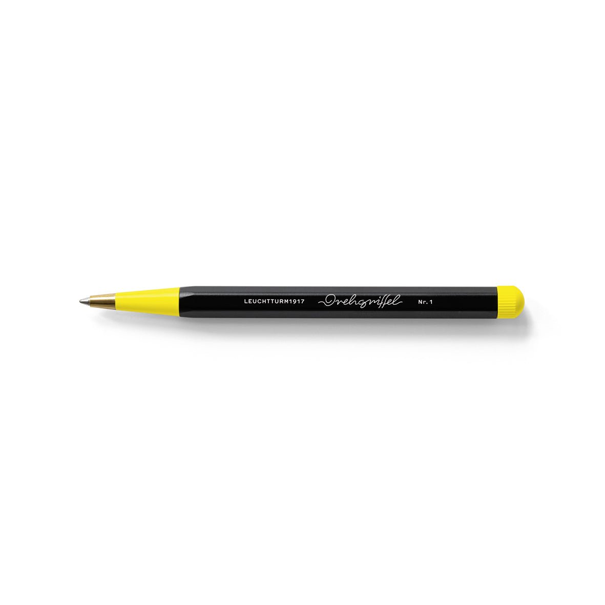 Stylo bille LEUCHTTURM1917 Drehgriffel Bauhaus Édition - Medium (M) - Black / Lemon - 4004117619564