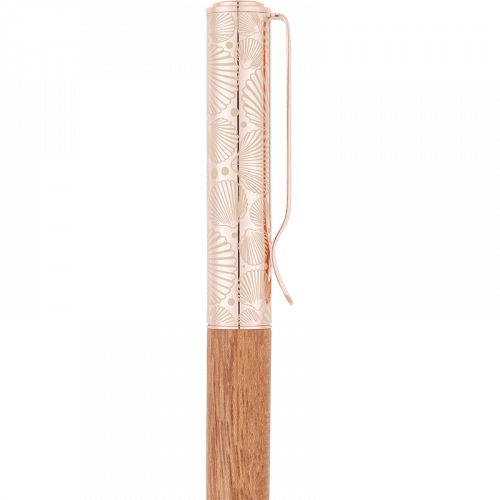 Stylo bille OBERTHUR Mimizan - Medium (M) - Bois de rose / marron - 3664447130590