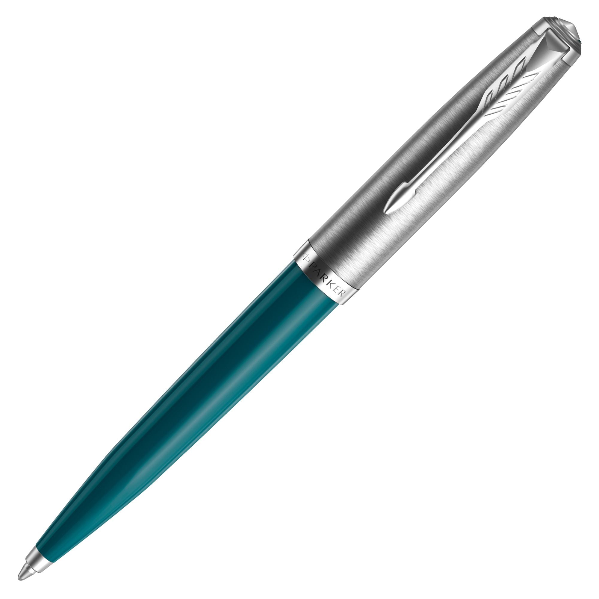 Stylo bille PARKER 51 - Medium (M) - Résine Bleu Turquoise - 3026981235085