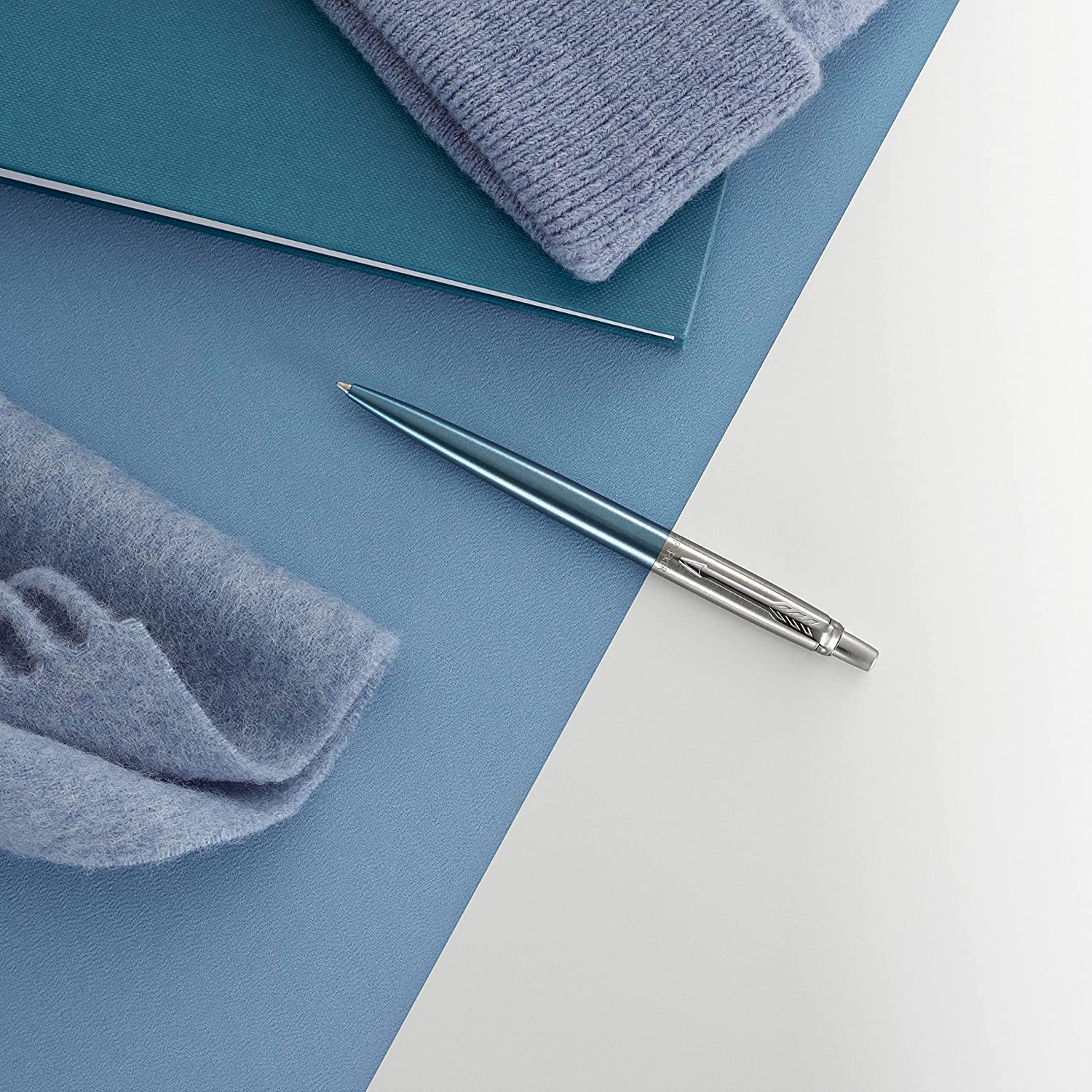 Stylo bille PARKER Jotter - Medium (M) - Blue Waterloo - 3501179531915