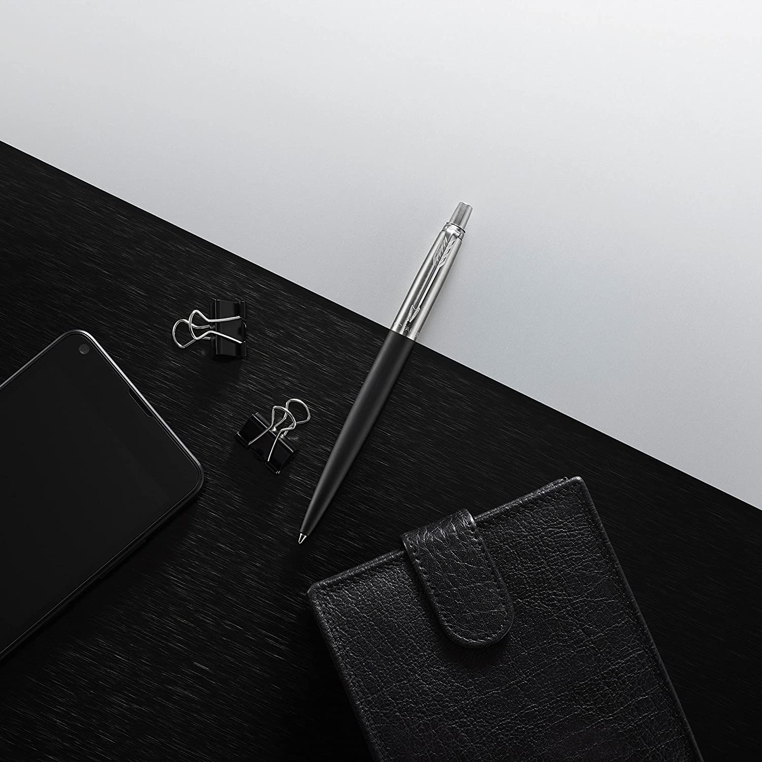 Stylo bille PARKER Jotter - Medium (M) - Bond Street Black - 3501179531847