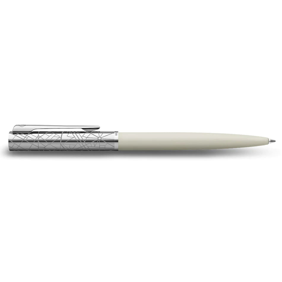 Stylo bille WATERMAN Allure Deluxe - Medium (M) - Laqué Blanc - 3026981745171