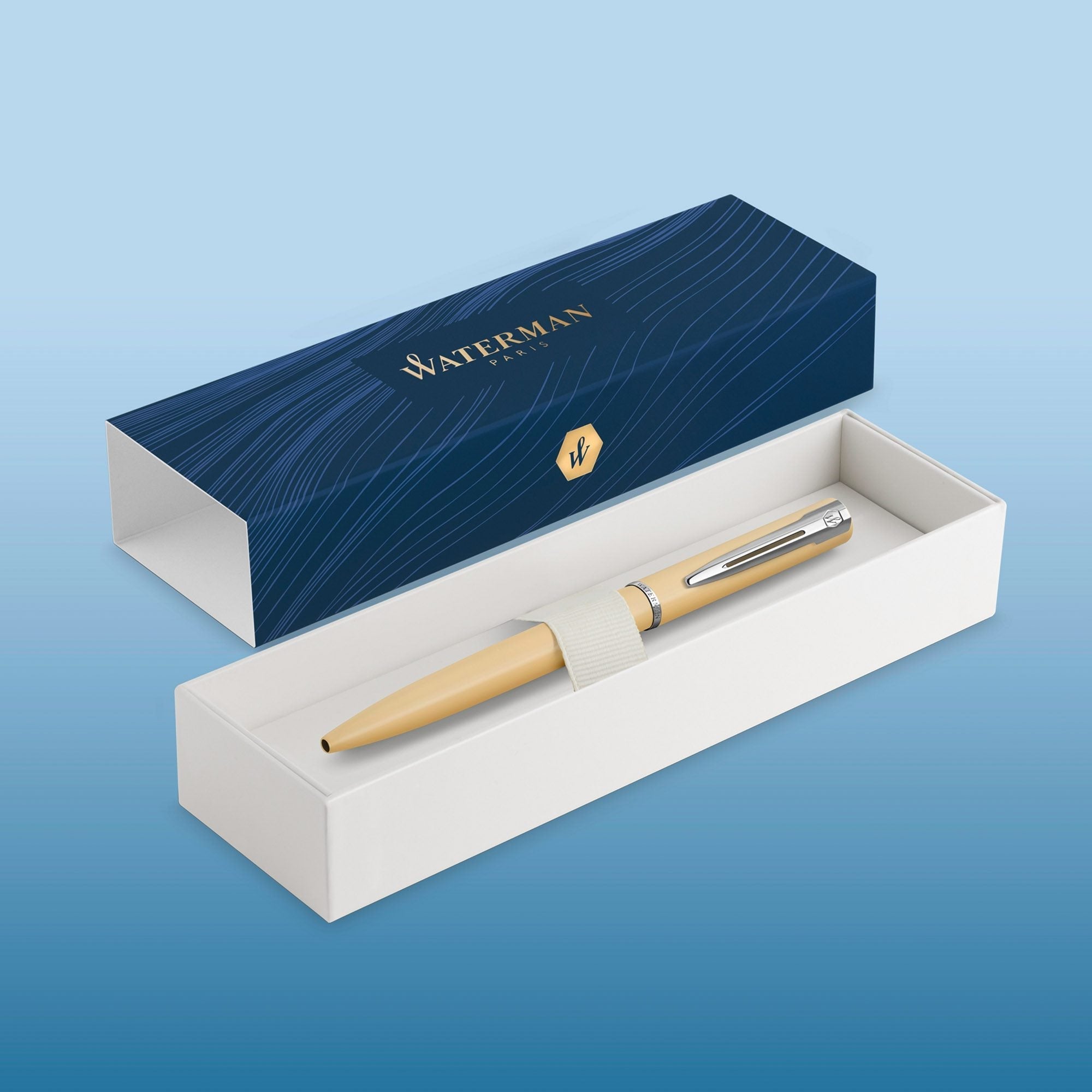 Stylo bille WATERMAN Allure - Medium (M) - Bleu - 3026980681913