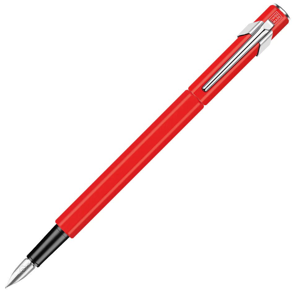 Stylo plume CARAN D'ACHE 849 - Extra Fine (EF) - Vernis Rouge - -