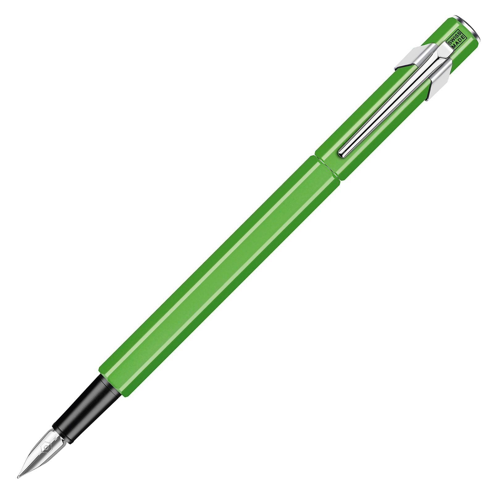 Stylo plume CARAN D'ACHE 849 - Medium (M) - Vernis Vert Fluo - 7630002336468