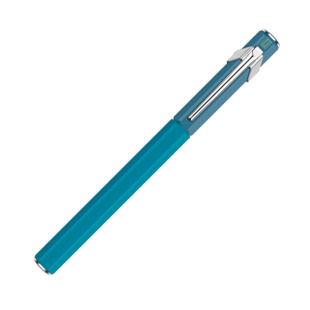 Stylo plume CARAN D'ACHE 849 Paul Smith Édition Spéciale 4 - Fine (F) - Cyan Blue & Steel Blue - 7630002354509