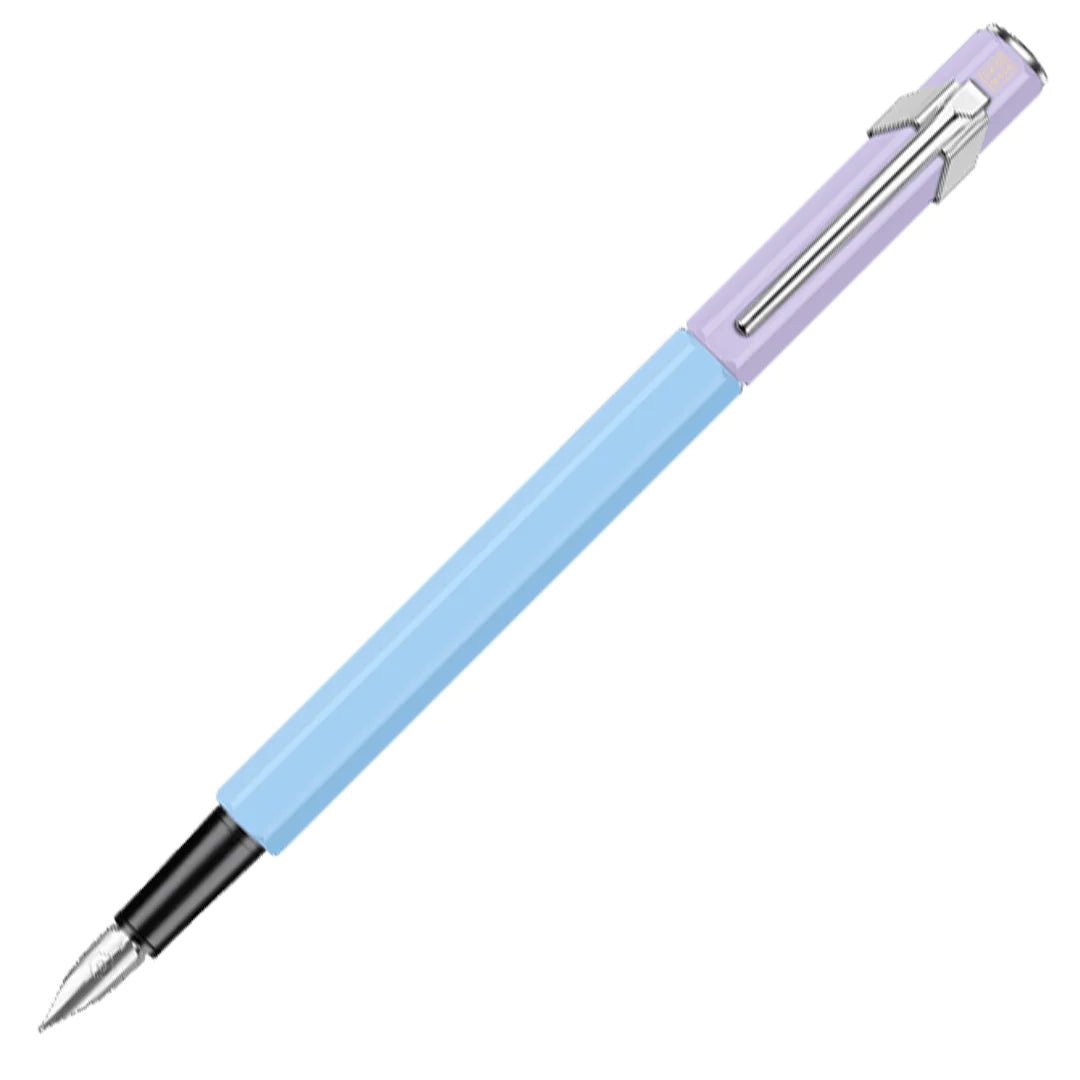 Stylo plume CARAN D'ACHE 849 Paul Smith Édition Spéciale 4 - Fine (F) - Sky Blue & Lavender Purple - 7630002354493
