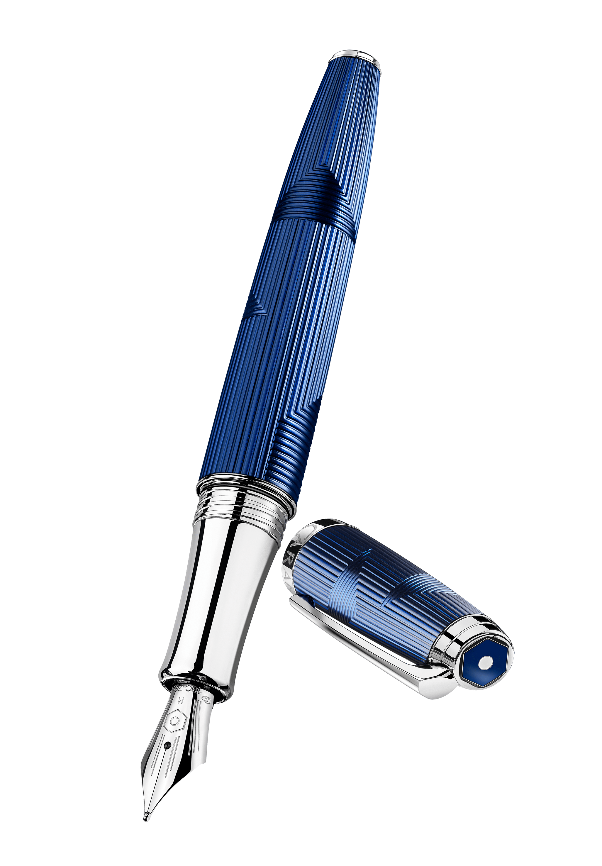 Stylo plume CARAN D'ACHE Léman Bleu Marin - Fine (F) - Bleu marin - -