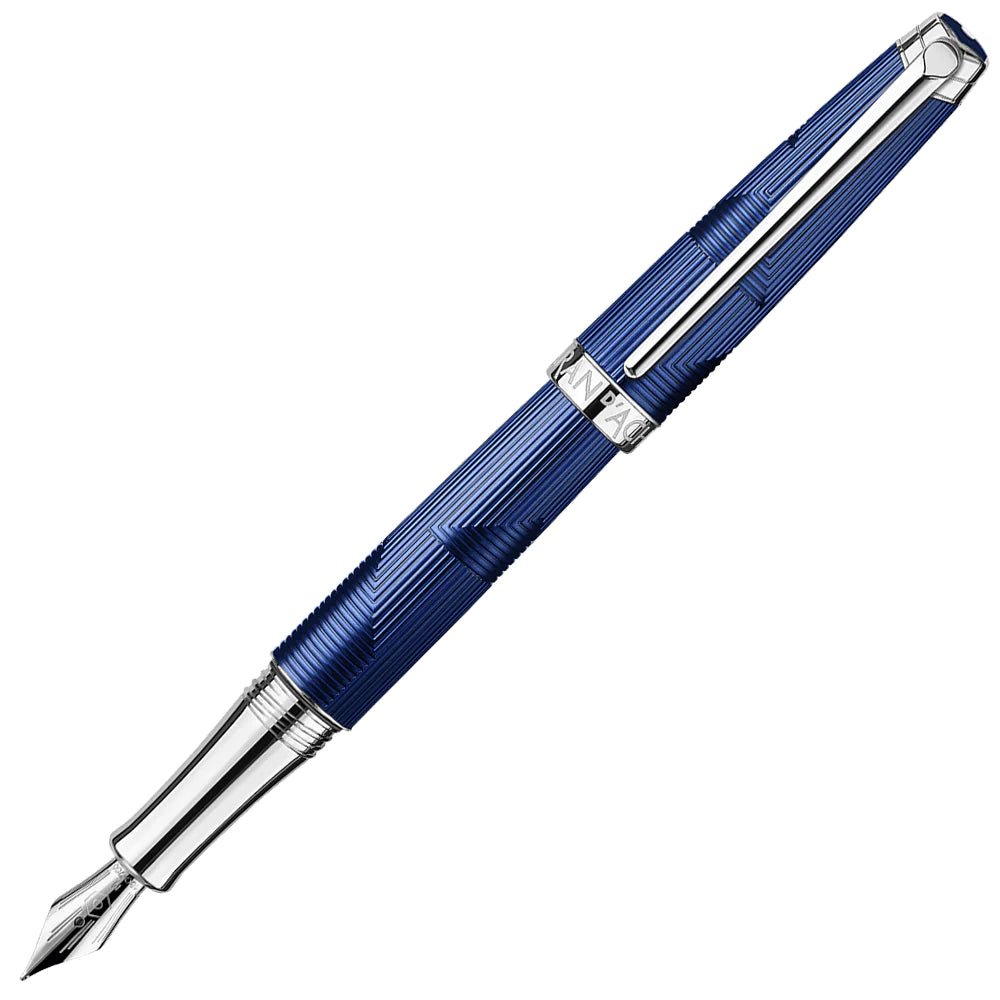 Stylo plume CARAN D'ACHE Léman Bleu Marin - Fine (F) - Bleu marin - -