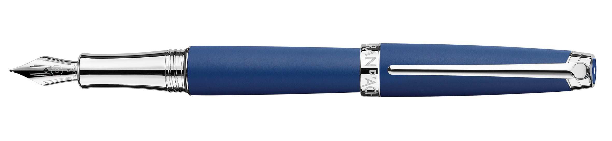 Stylo plume CARAN D'ACHE Léman Bleu Nuit - Fine (F) - Bleu nuit - -