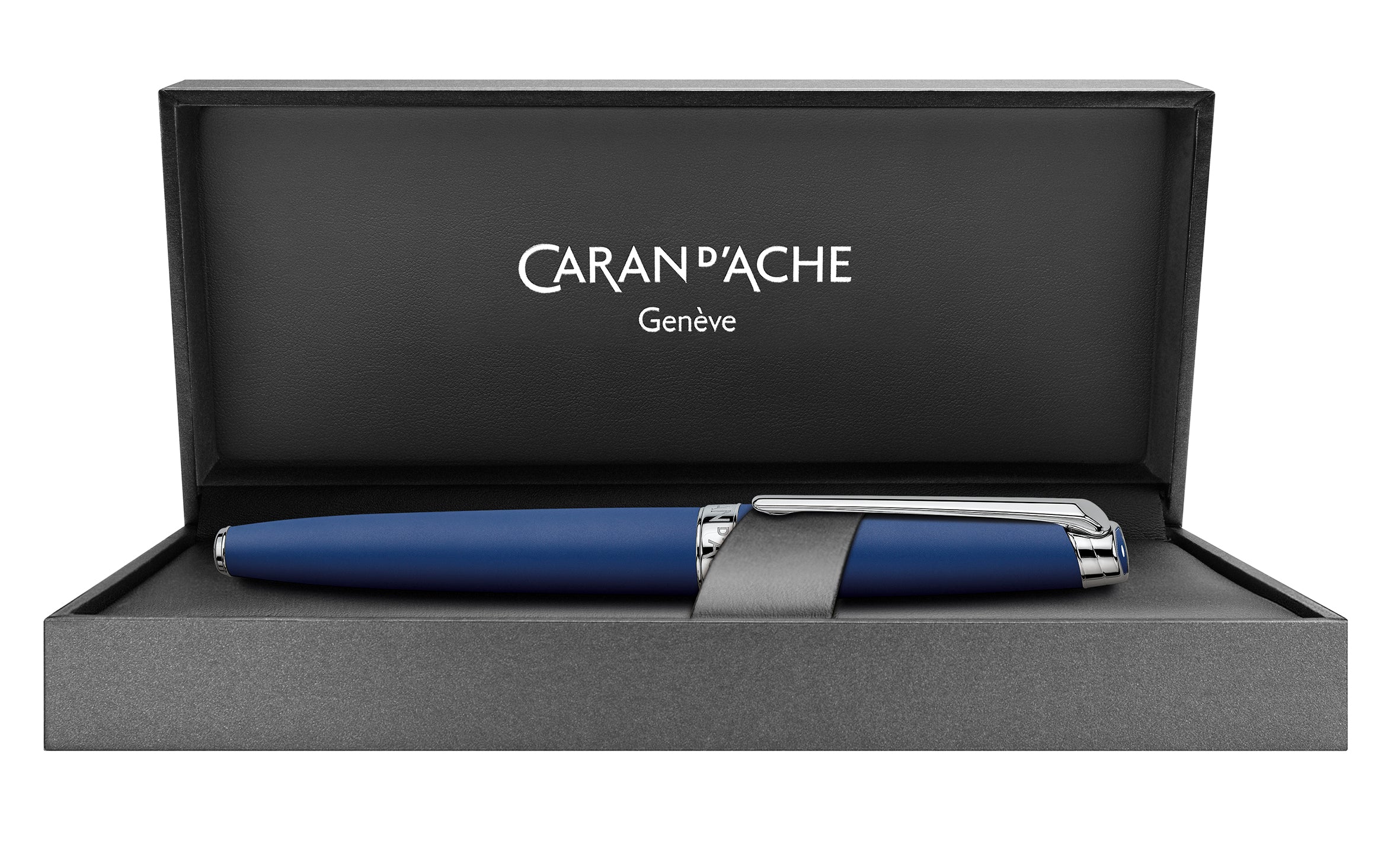 Stylo plume CARAN D'ACHE Léman Bleu Nuit - Fine (F) - Bleu nuit - -