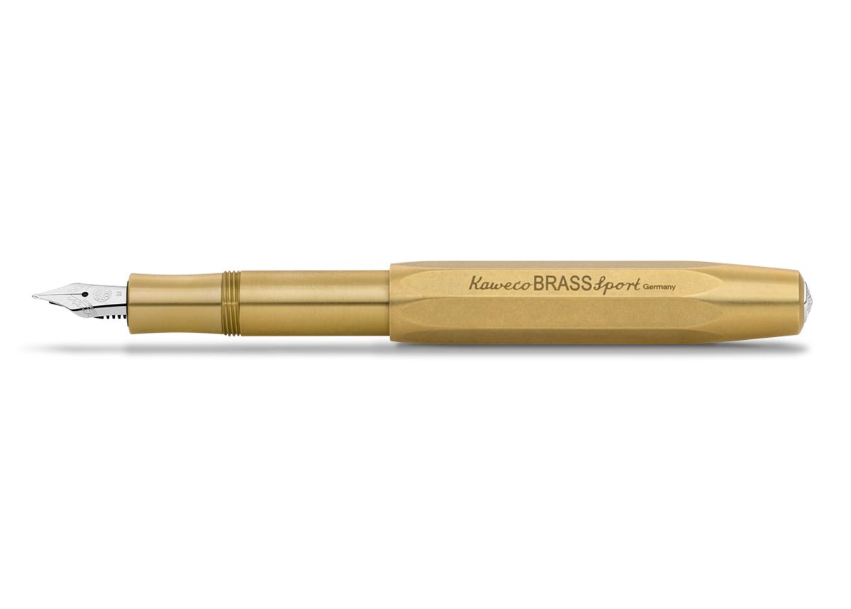Stylo plume KAWECO Brass Sport - Extra-fine (EF) - Laiton - 4250278610814