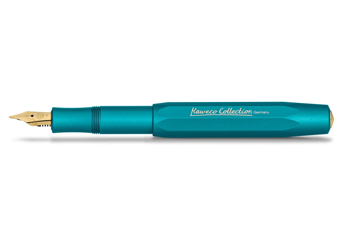 Stylo plume KAWECO Collection Iguana Blue - Extra-fine (EF) - Iguana Blue - 4251734921338