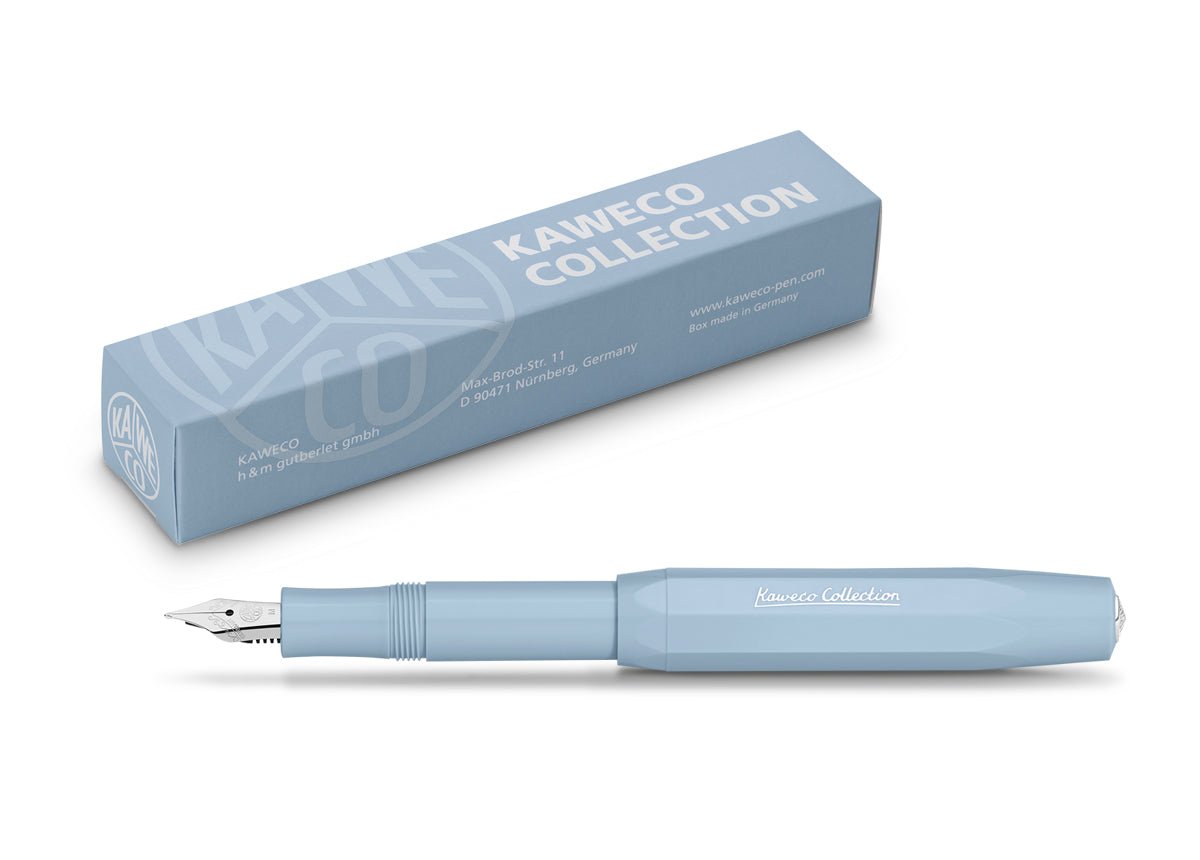 Stylo plume KAWECO Collection Mellow Blue - Extra-fine (EF) - Mellow Blue - 4251734920942