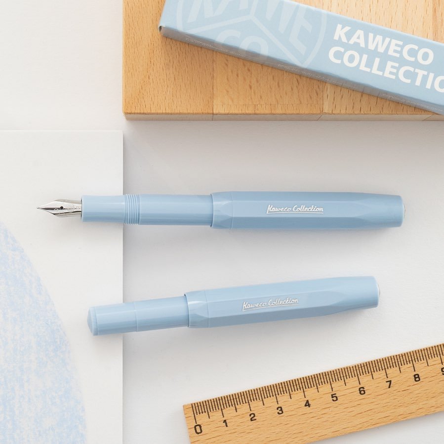 Stylo plume KAWECO Collection Mellow Blue - Extra-fine (EF) - Mellow Blue - 4251734920942