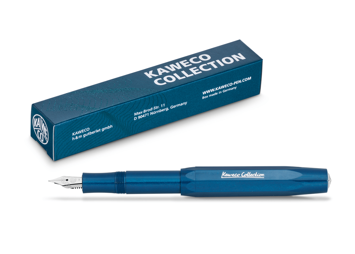 Stylo plume KAWECO Collection Toyama Teal - Extra-fine (EF) - Toyama Teal - 4251734922267