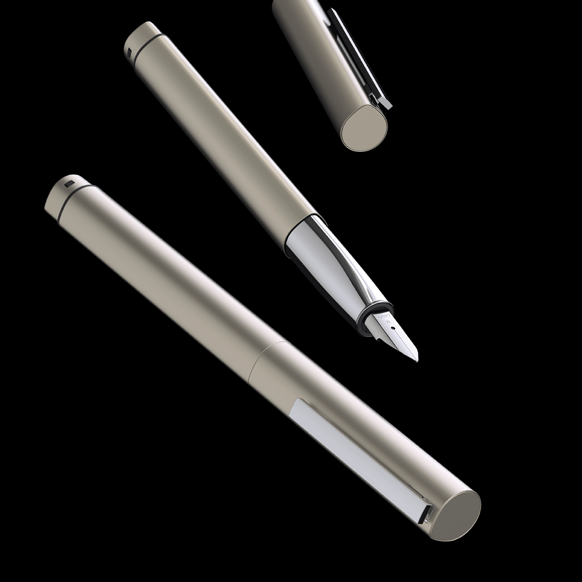 Stylo plume LAMY ideos - Extra-fine (EF) - Palladium - 4014519733768