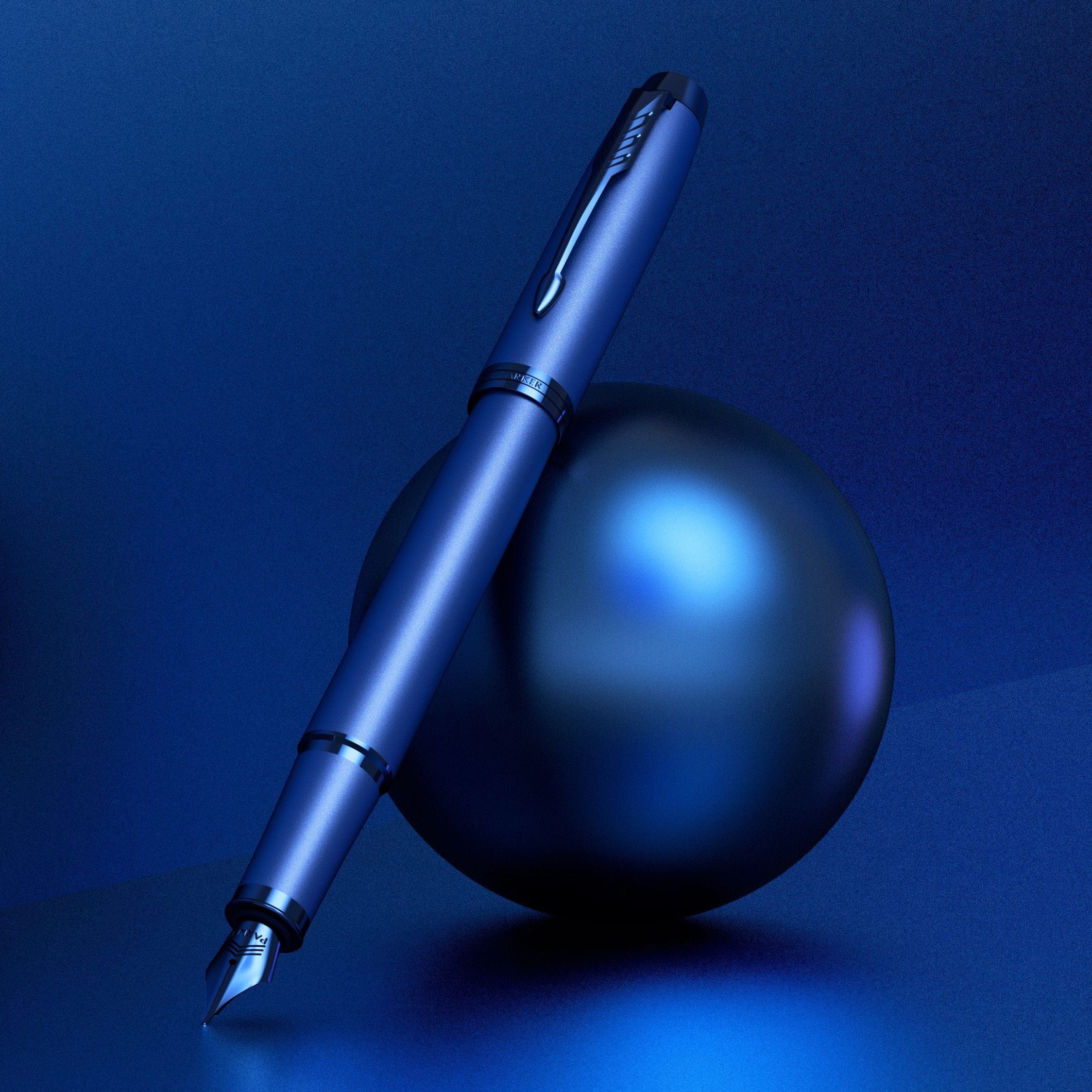 Stylo plume PARKER IM Monochrome - Fine (F) - Bleu - 3026981729638