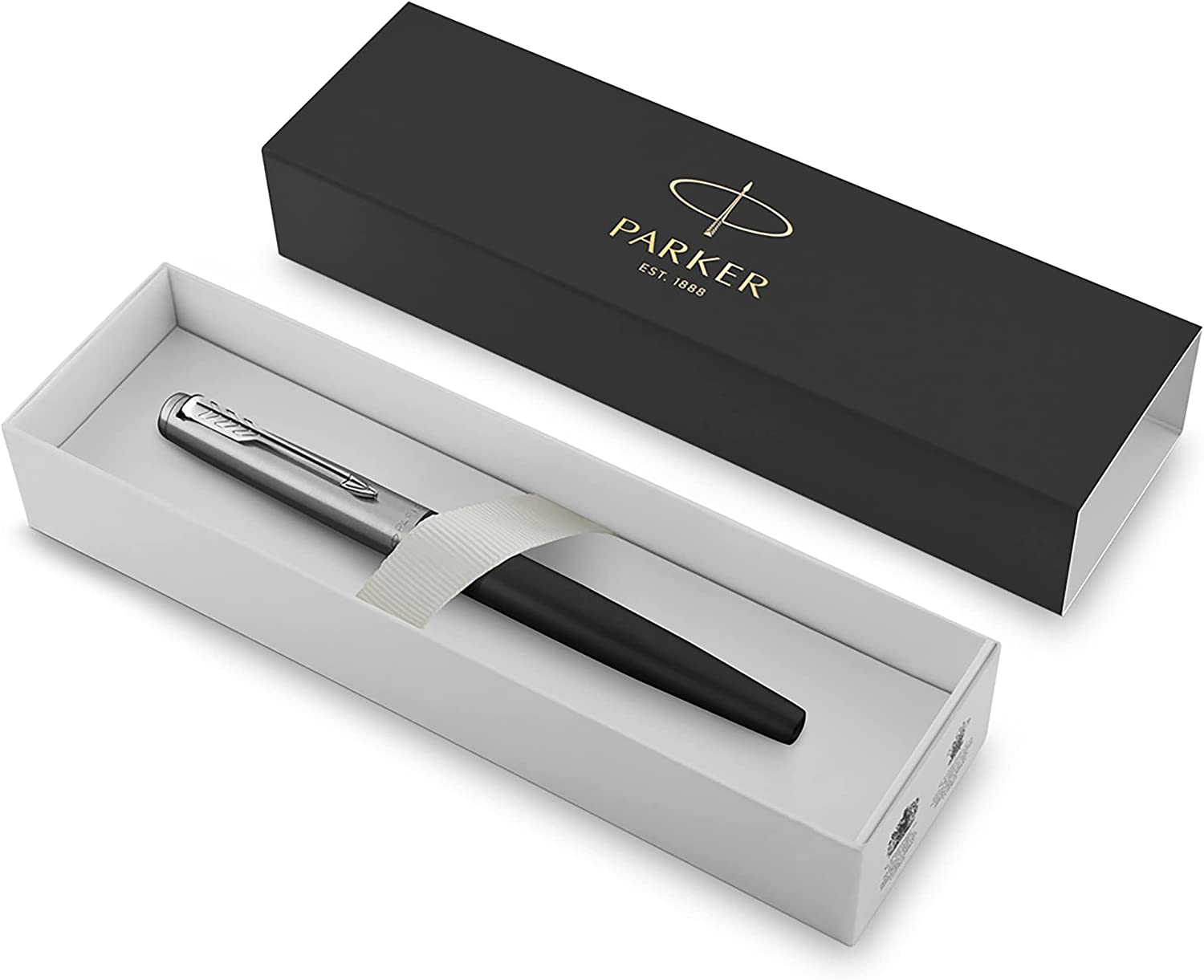 Stylo plume PARKER Jotter - Medium (M) - Acier - 3026980309466