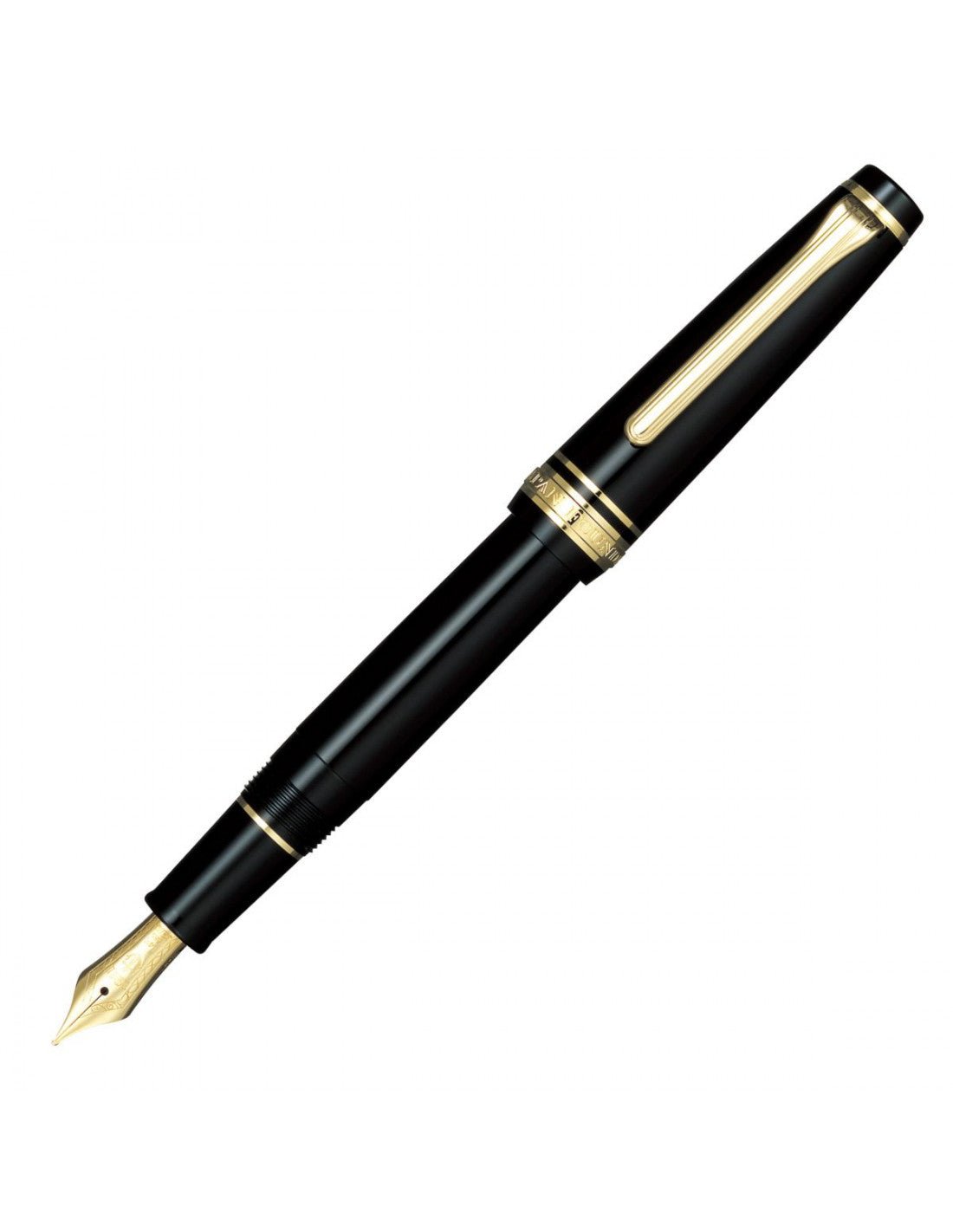 Stylo plume SAILOR Pro Gear Slim GT - Extra-fine (EF) - Black GT - 4901680120452