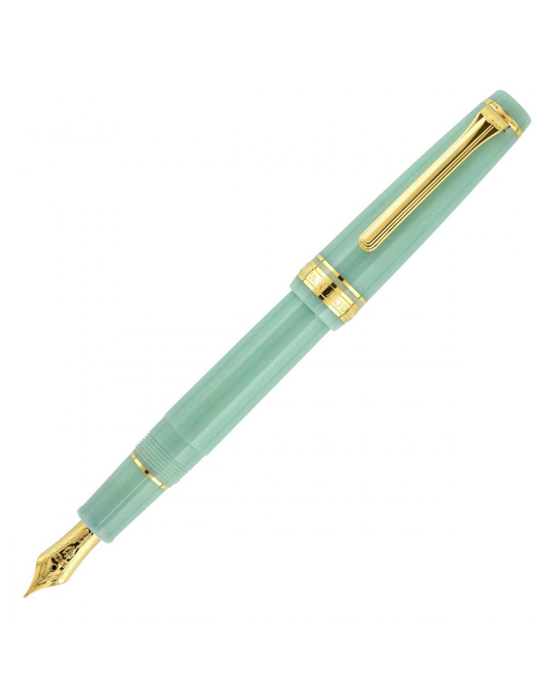 Stylo plume SAILOR Pro Gear Slim Japanese Fairy Tale - Medium-fine (MF) - Dragon Palace Green GT - 4901680149927