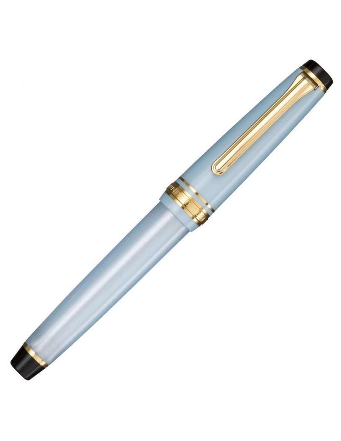 Stylo plume SAILOR Pro Gear Slim Setsugetsu Soraha Four Seasons - Fine (F) - Haruzora Metallic Sky Blue GT - 4901680149316