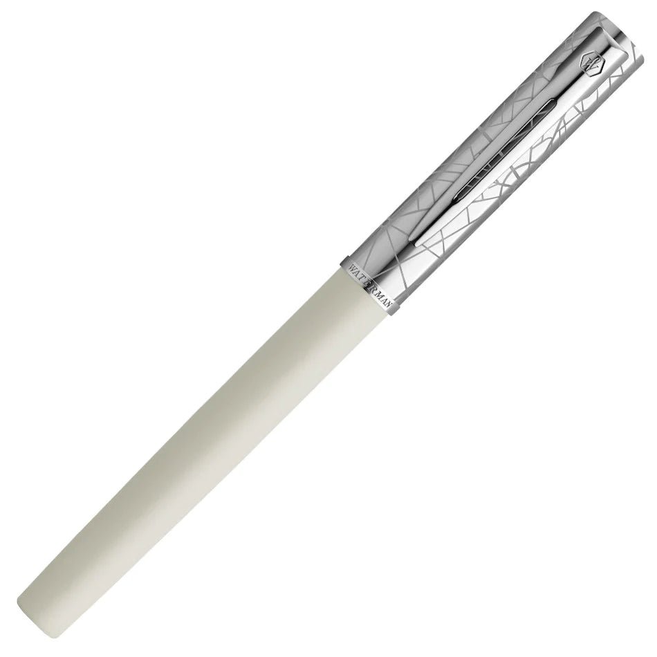 Stylo plume WATERMAN Allure Deluxe - Fine (F) - Laqué Blanc - 3026981745119