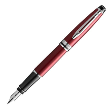 Stylo plume WATERMAN Expert CT - Fine (F) - Rouge Foncé - -