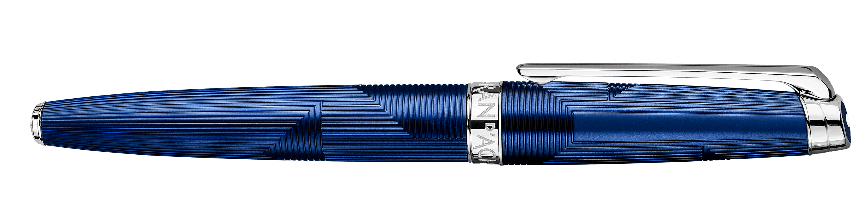 Stylo roller CARAN D'ACHE Léman Bleu Marin - Fine (F) - Bleu marin - -