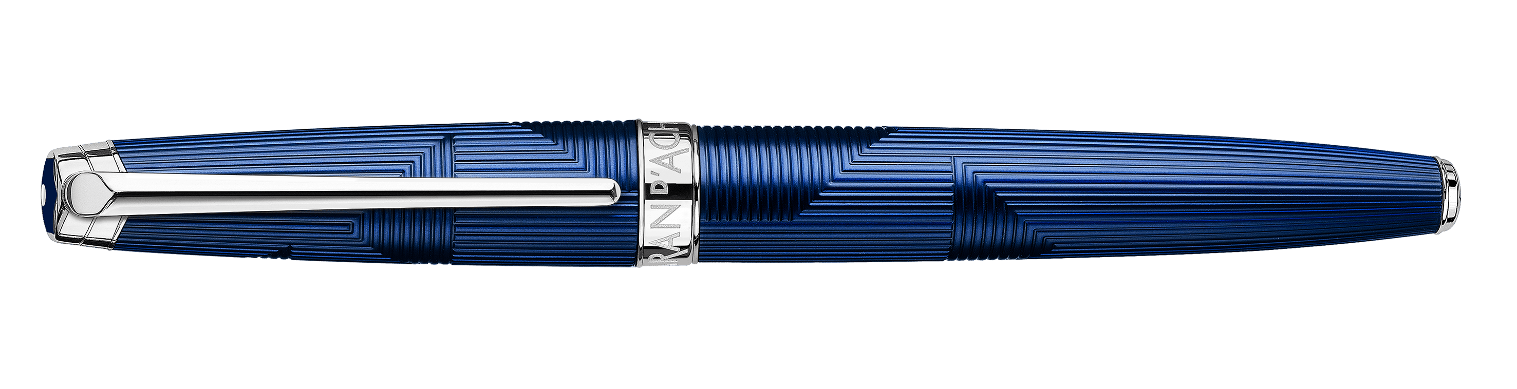 Stylo roller CARAN D'ACHE Léman Bleu Marin - Fine (F) - Bleu marin - -