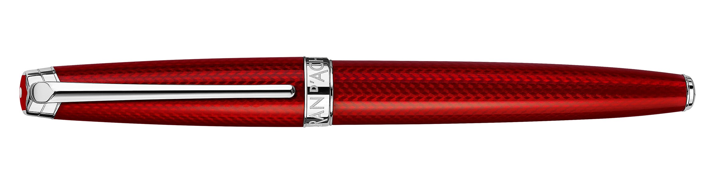Stylo roller CARAN D'ACHE Léman Rouge Carmin - Fine (F) - Rouge carmin - -