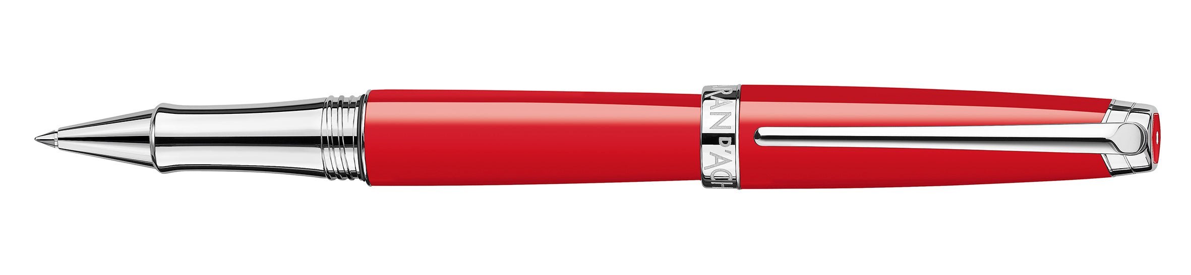 Stylo roller CARAN D'ACHE Léman Rouge Écarlate - Fine (F) - Rouge écarlate - -