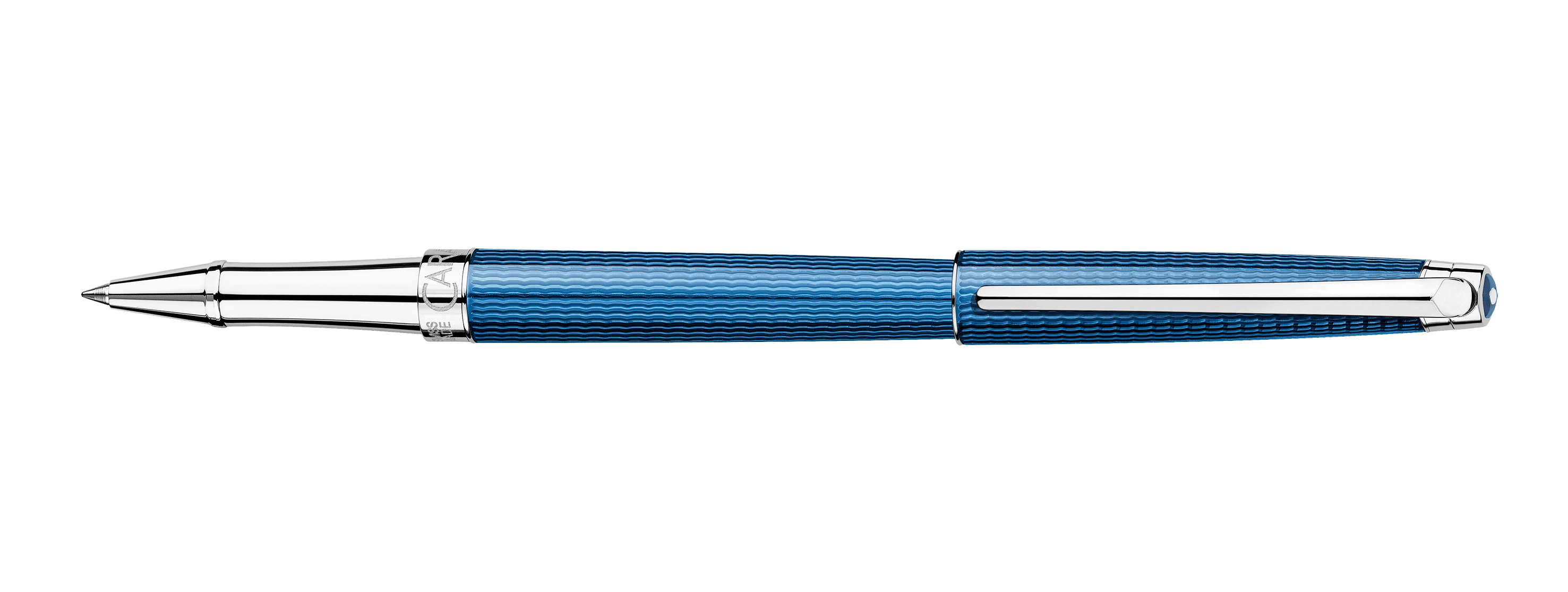 Stylo roller CARAN D'ACHE Léman Slim Grand Bleu - Fine (F) - Grand bleu - -