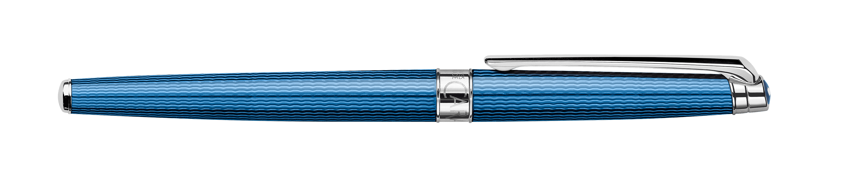 Stylo roller CARAN D'ACHE Léman Slim Grand Bleu - Fine (F) - Grand bleu - -
